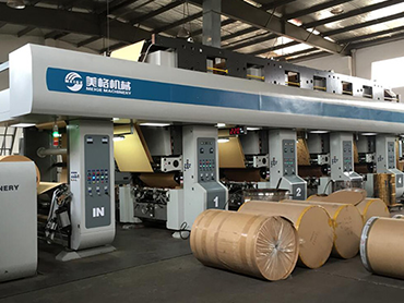 MAG Machinery Decoratieve papierdiepdrukmachine