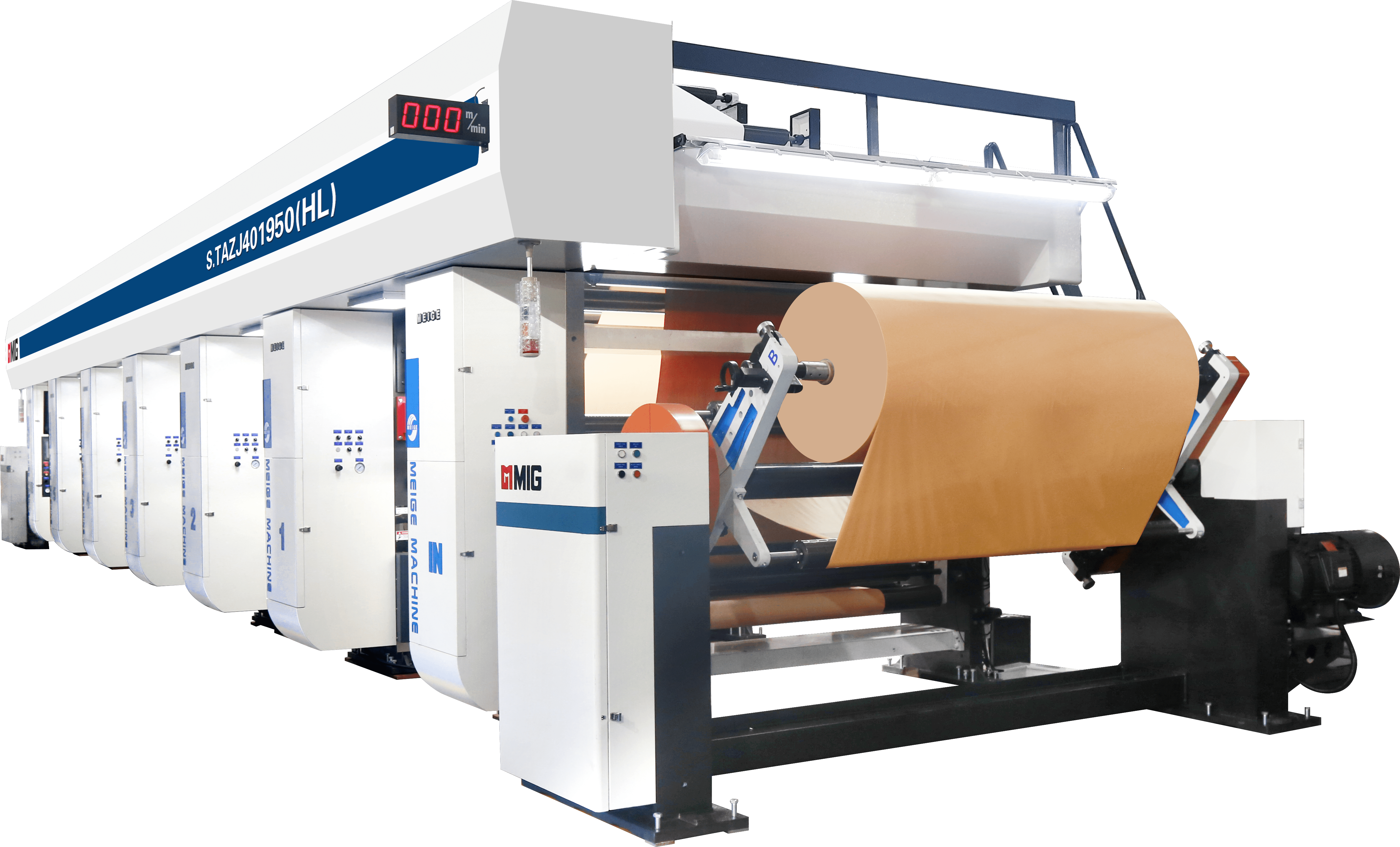 Op welke materialen kan een rotogravure -printmachines afdrukken?